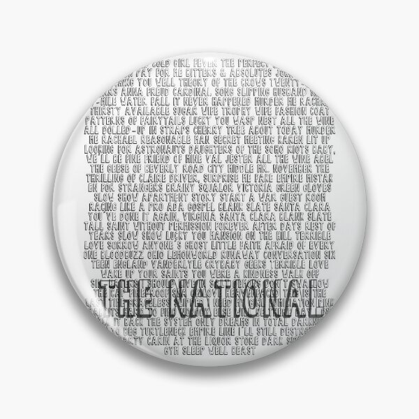 Item preview, The National - Todas las canciones hasta SWB designed and sold by TheN.