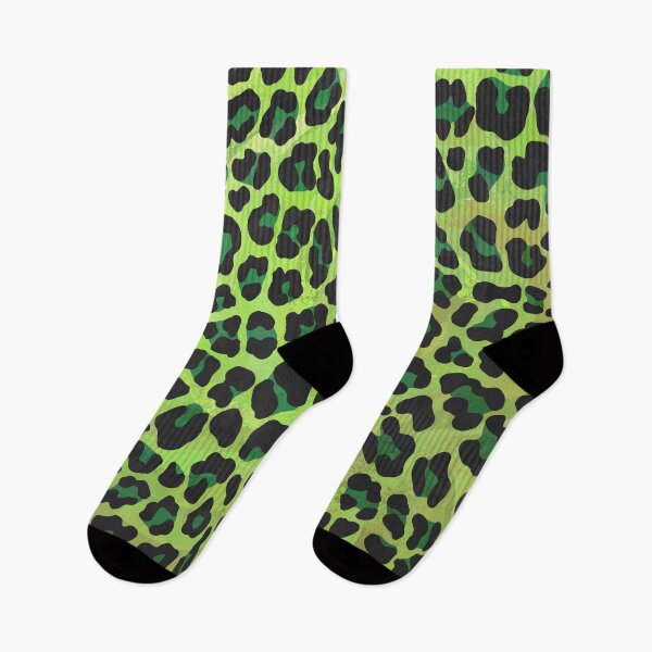 Item preview, Leopard Black and Green Print designed and sold by ImagineThatNYC.