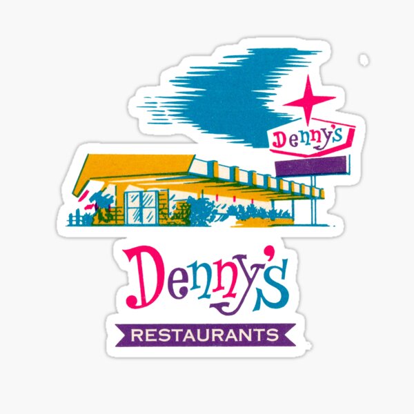 "Denny's Restaurants" Sticker for Sale by attractivedecoy Redbubble