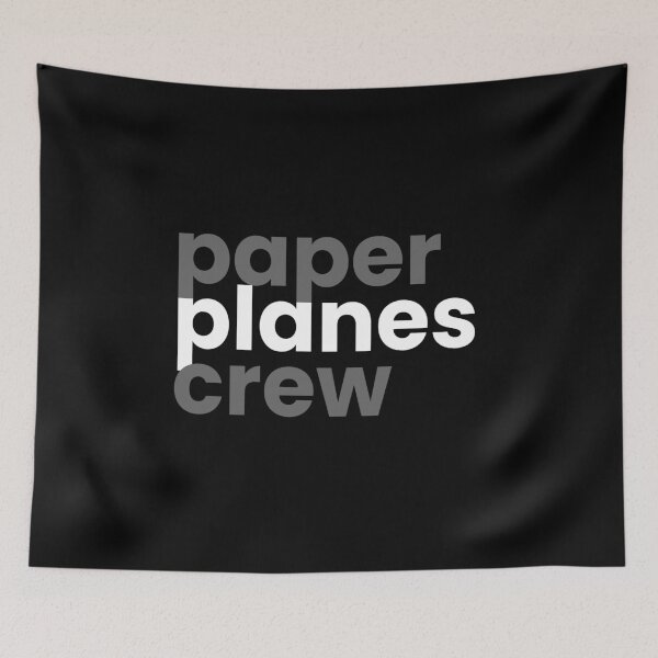Item preview, Paperplanes Crew paper plane Origami handicrafts designed and sold by MooonTees.