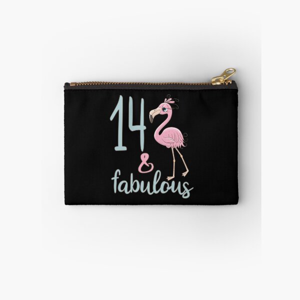 Item preview, 14th Birthday Apparel For Girls 14 Years Old Cute Flamingo Bday Party Gift For Her designed and sold by FunnySunny T-Shirts.