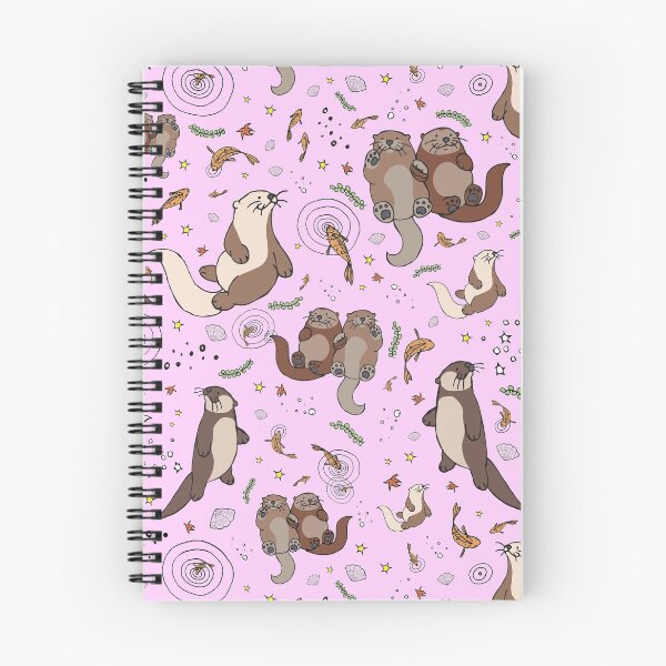Item preview, Otters in Pink designed and sold by Nemki.