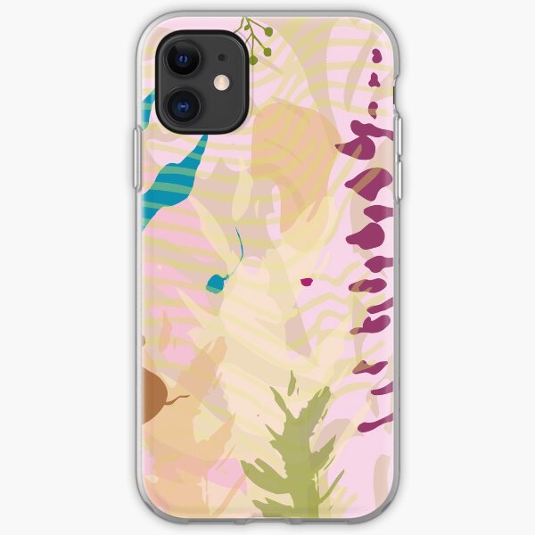 abstract soft rose underwater world iPhone Soft Case