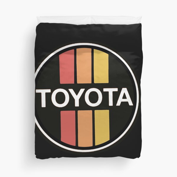 Vintage 70's TOYOTA cars Japan Duvet Cover
