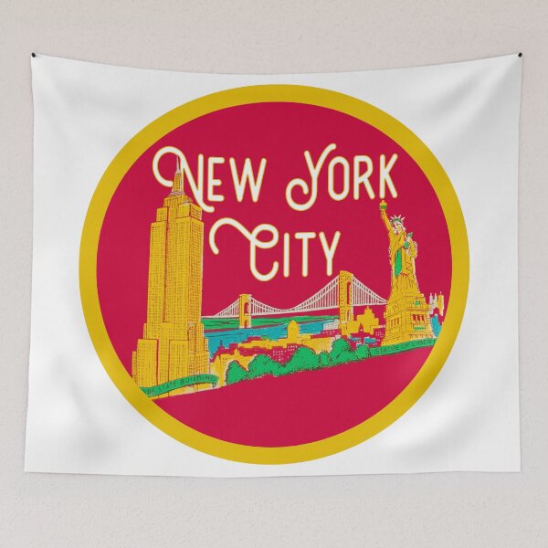 Item preview, NYC Vintage Decal designed and sold by Decal Mania.