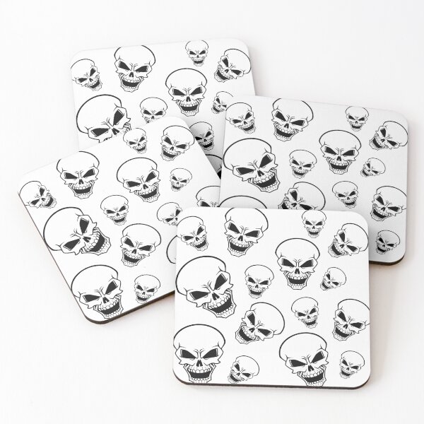 Item preview, Angry Skulls (White)  designed and sold by -JustJames-.