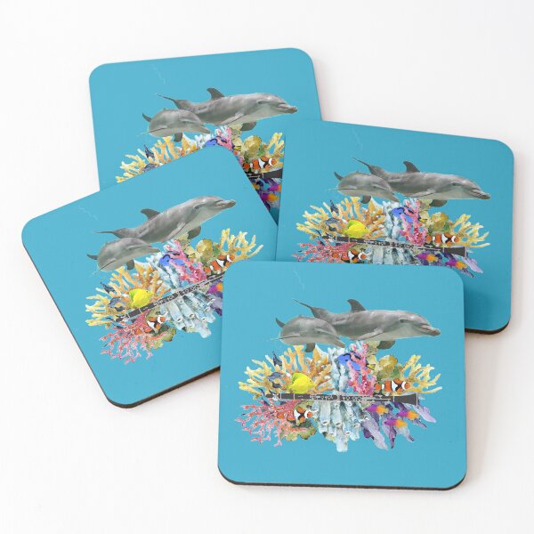 Item preview, Clever Dolphins & Clarinet Coral Reef designed and sold by cleverclarinet.