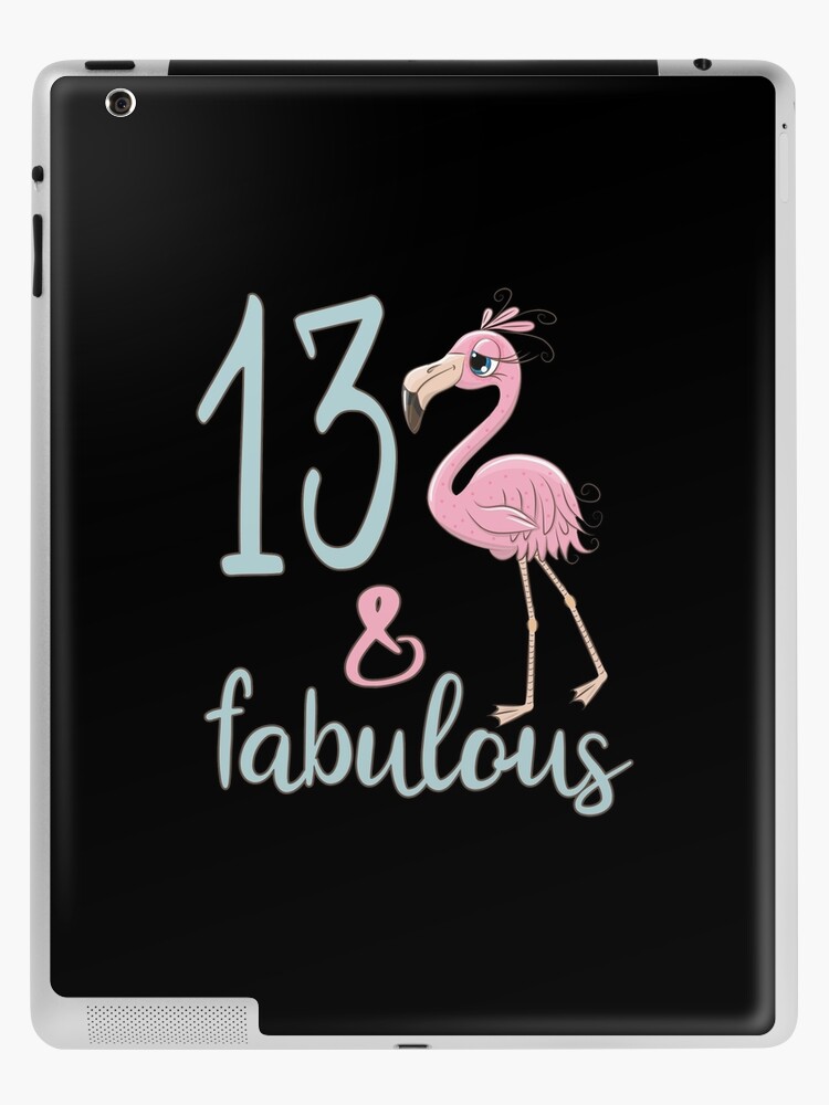 13th Bday Party 13 Year Old Girl Flamingo Lover Cute Birthday Gift For  Officially Teenager Greeting Card for Sale by Stella1