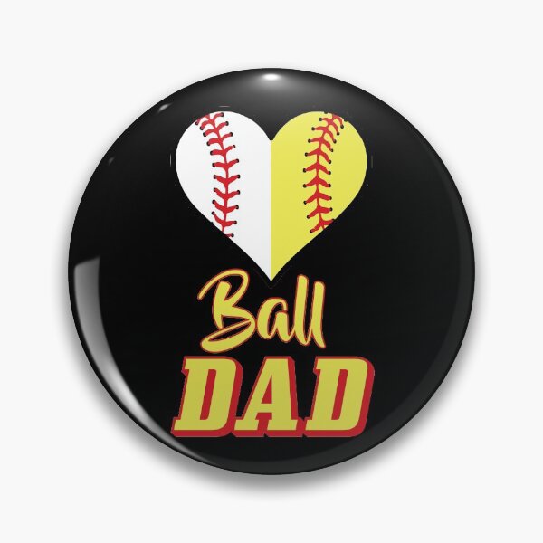 Artikelvorschau, Softball Baseball Dad Outfit Sport Father's Day Daddy Gift entworfen und verkauft von theshirtinator.