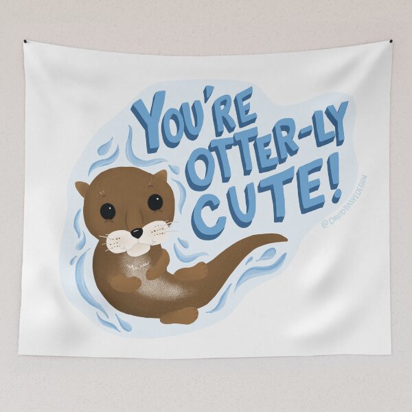 Item preview, You Are Otter-ly Cute designed and sold by DavidAlan.