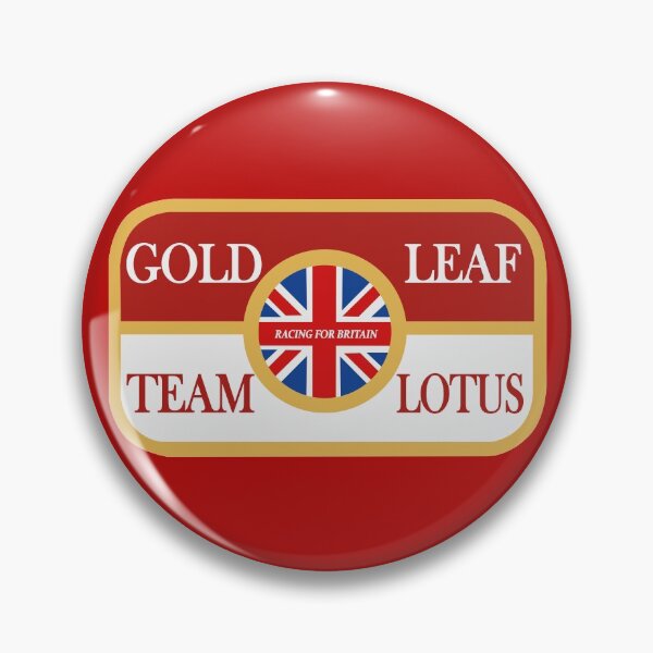 Gold Leaf Team Lotus Logo Pin