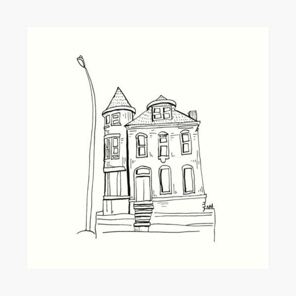 2020 03 23 building Art Print