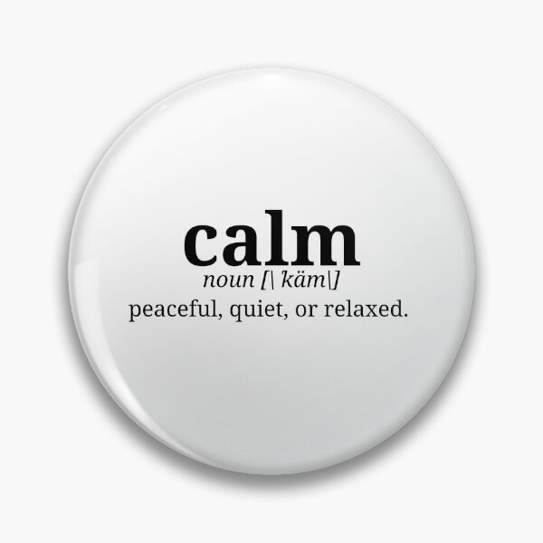 Item preview, Calm - Dictionary Minismalist Definition | Text Art designed and sold by pamelawille.