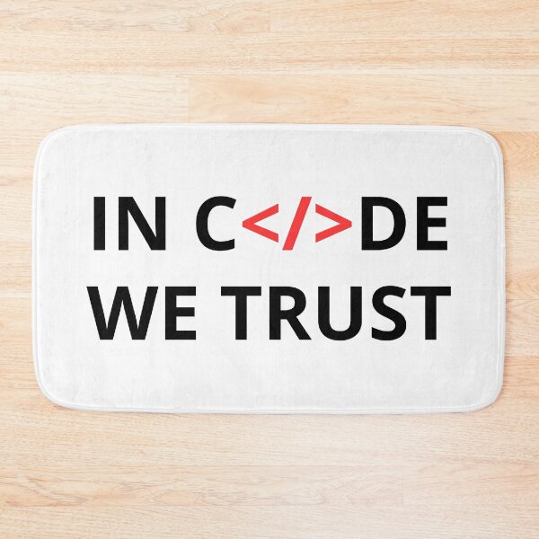 Item preview, In Code We Trust designed and sold by lukassfr.