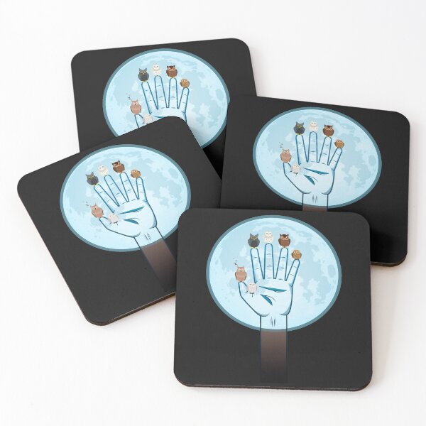 Item preview, Owls on hand under the Moon designed and sold by Yernarb.