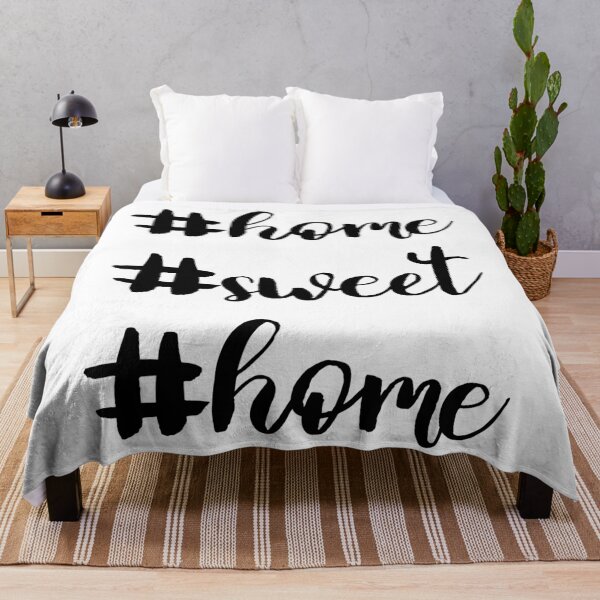 Item preview, Home Sweet Home with hashtags designed and sold by YYZDesign.