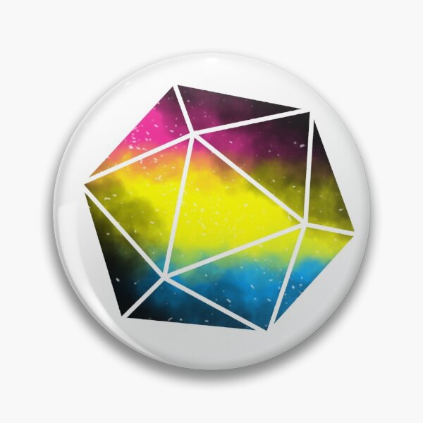 Item preview, LGBTQ+ D20 Dice- Pansexual Galaxy designed and sold by Glitch4Nov.