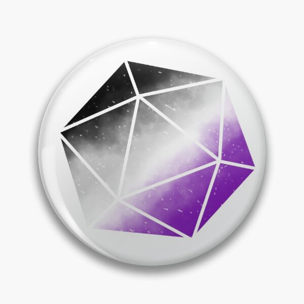 Item preview, LGBTQ+ D20 Dice- Asexual Galaxy designed and sold by Glitch4Nov.