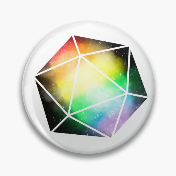 Item preview, LGBTQ+ D20 Dice- Gay Galaxy designed and sold by Glitch4Nov.
