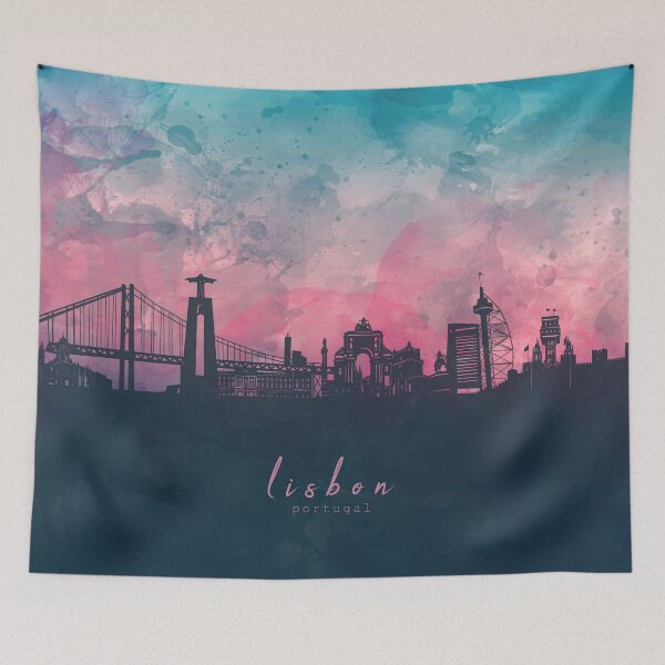 Item preview, lisbon skyline designed and sold by BekimART2.
