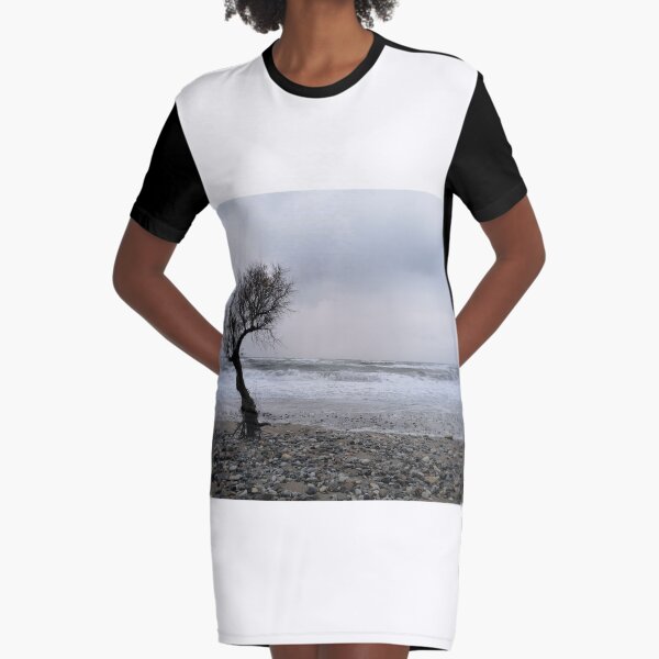 Cretan Beach Graphic T-Shirt Dress