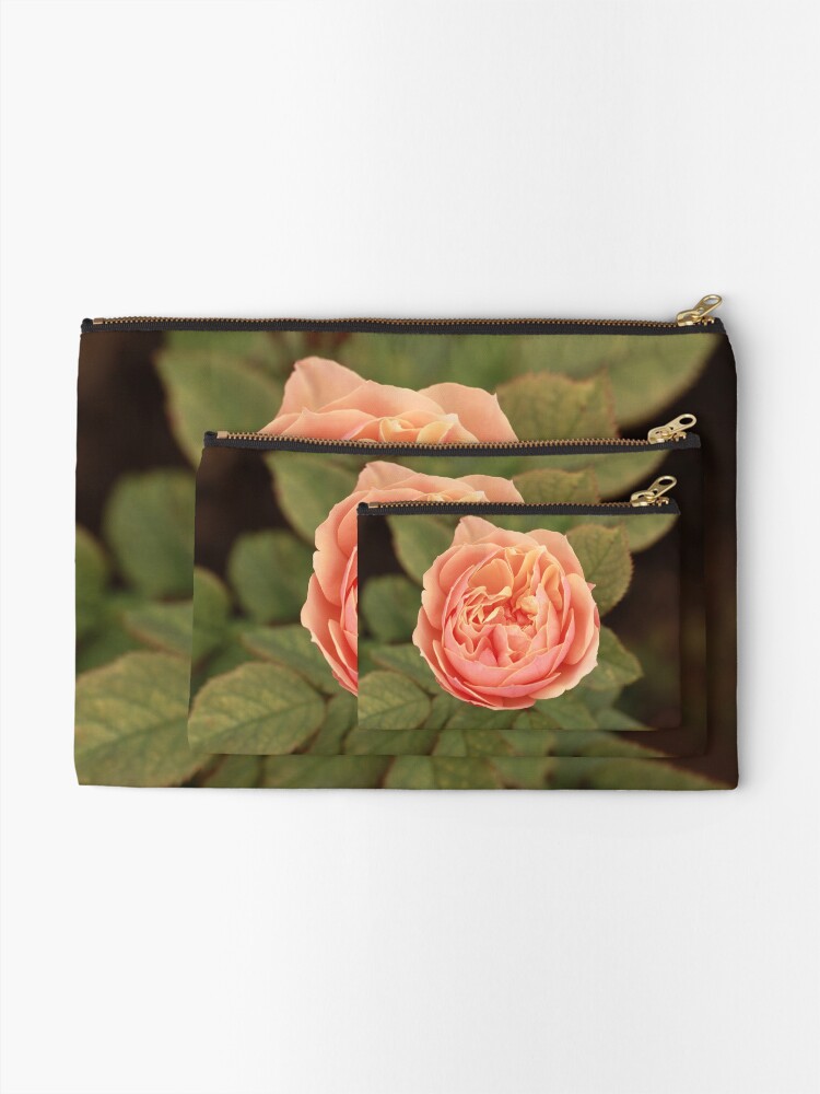 Alternate view of Coral Rose Zipper Pouch