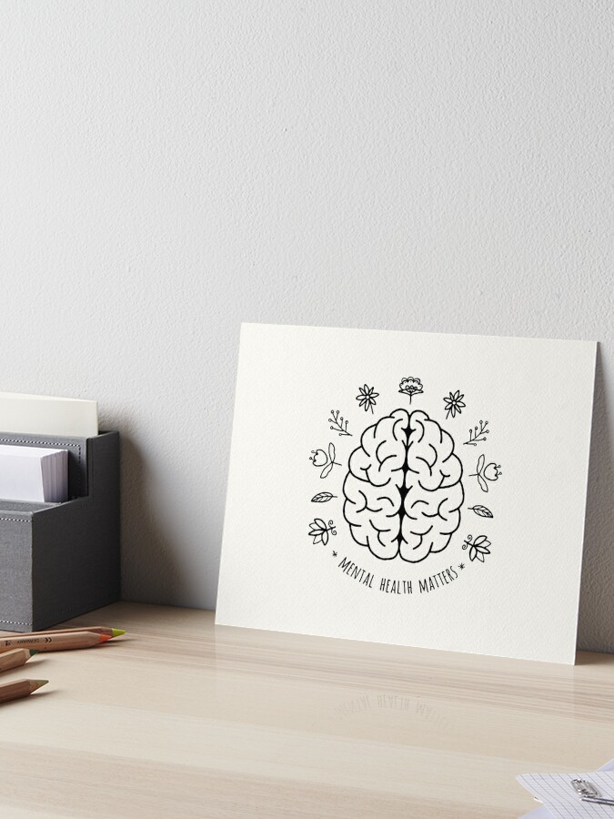 Mental Health Wall Art for Sale