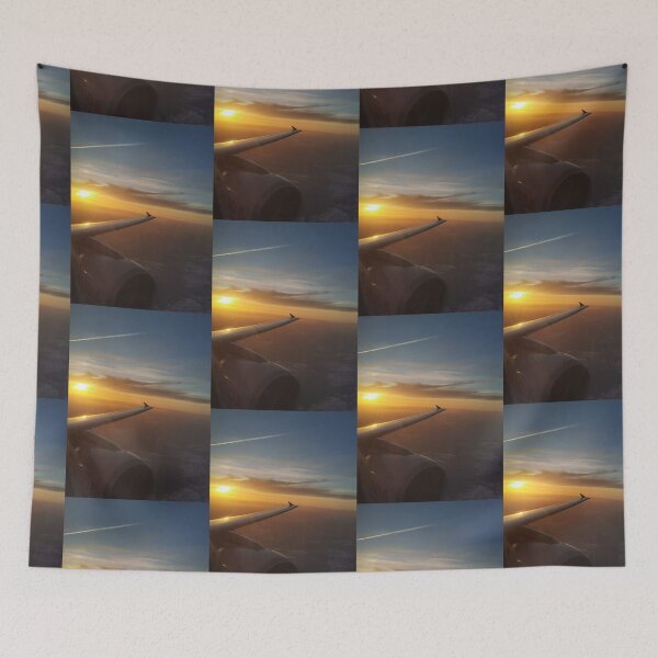 Item preview, Airplane, dreams in the air, sunset at 10000 meters designed and sold by AngelicDiAngelo.