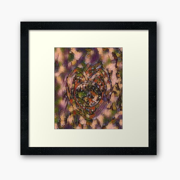 Spread the Love around the World #16 Helping People Heal xx Designed & Created by © Janet Watson Art Framed Art Print