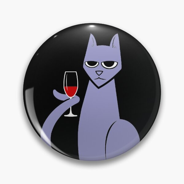 Item preview, Wine Down Wednesday Cat designed and sold by BeringerTwit.