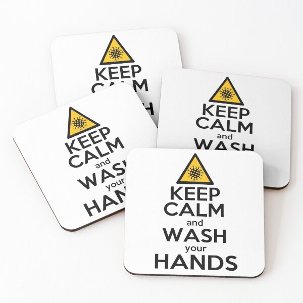 Item preview, Keep calm and wash your hands designed and sold by Smurnov.