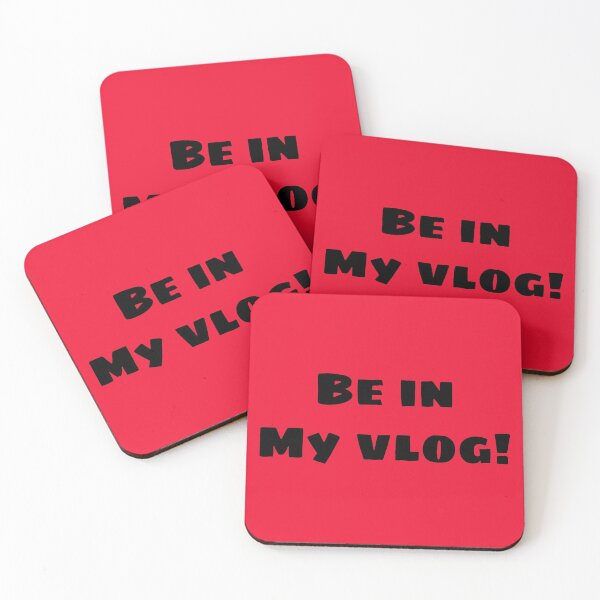 Item preview, Be In My Vlog! - Black With Red Background designed and sold by snail-galaxy.
