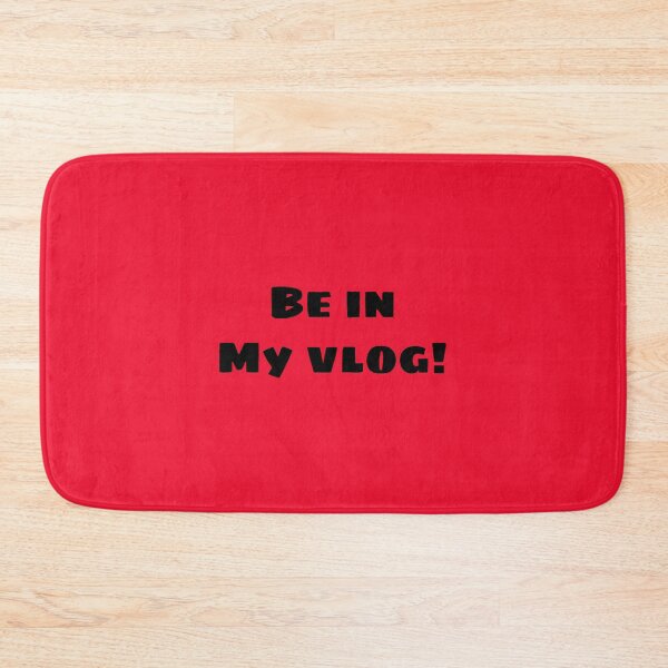 Item preview, Be In My Vlog! - Black With Red Background designed and sold by snail-galaxy.