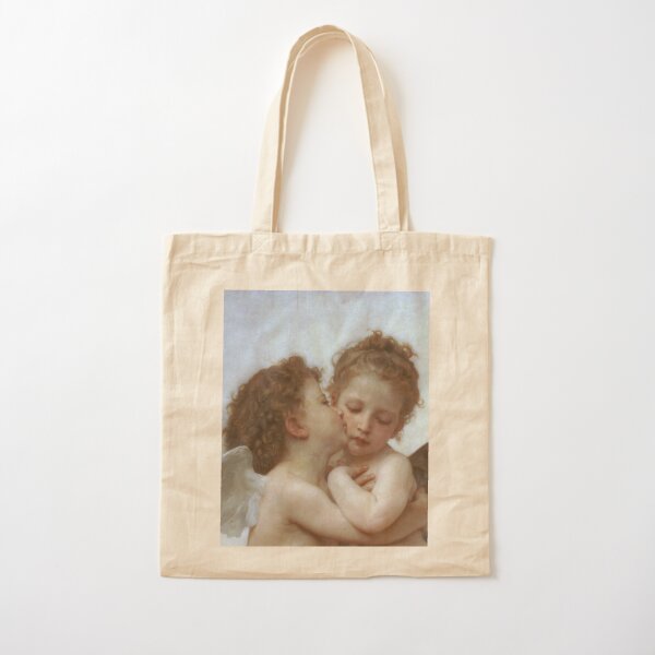 Lamour and Psyche Children – (William Adolphe Bouguereau) Cotton Tote Bag