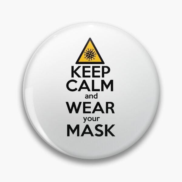 Item preview, Keep calm and wear your mask designed and sold by Smurnov.
