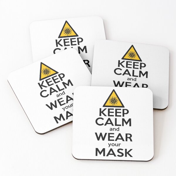 Item preview, Keep calm and wear your mask designed and sold by Smurnov.