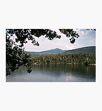 Whiteface Mountain across lake Saranac NY 19570713 0020 Photographic Print