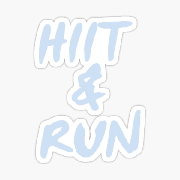 HIIT & Run High Intensity Interval Training Sticker