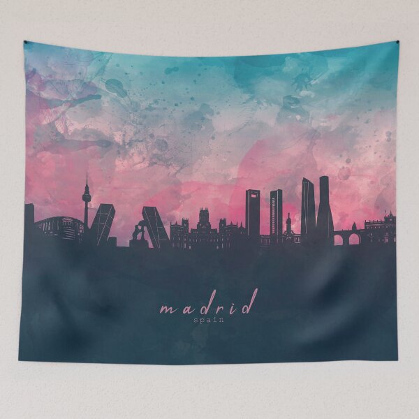 Item preview, madrid skyline designed and sold by BekimART2.