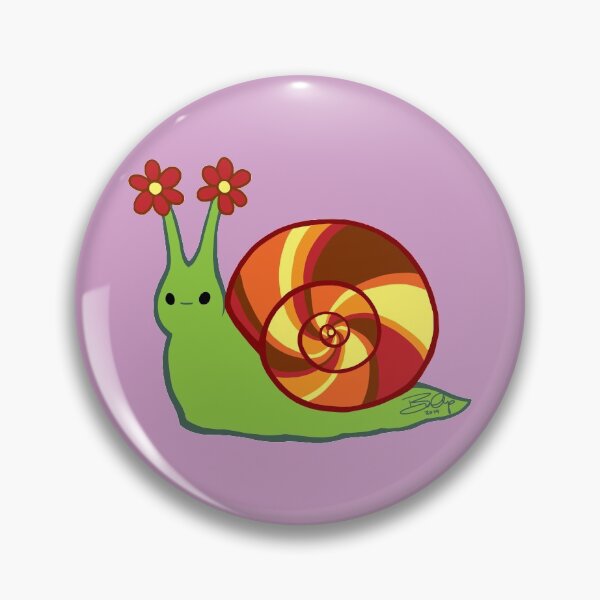 Item preview, Retro Autumn Swirl Snail designed and sold by biimyselfandi.