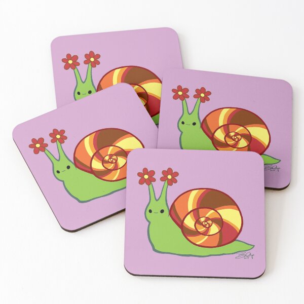 Item preview, Retro Autumn Swirl Snail designed and sold by biimyselfandi.