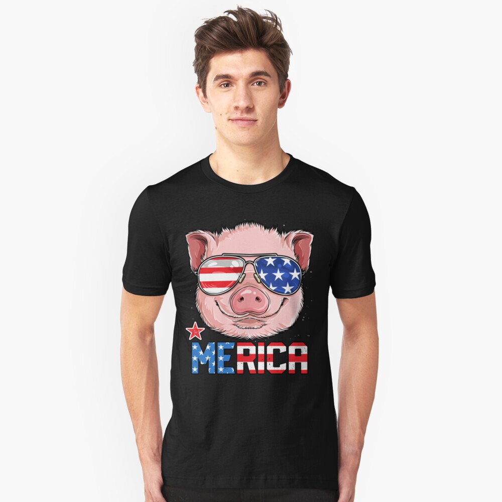 Donald Trump USA Flag Americana Girls/' Fitted Kids T-Shirt Patriotic