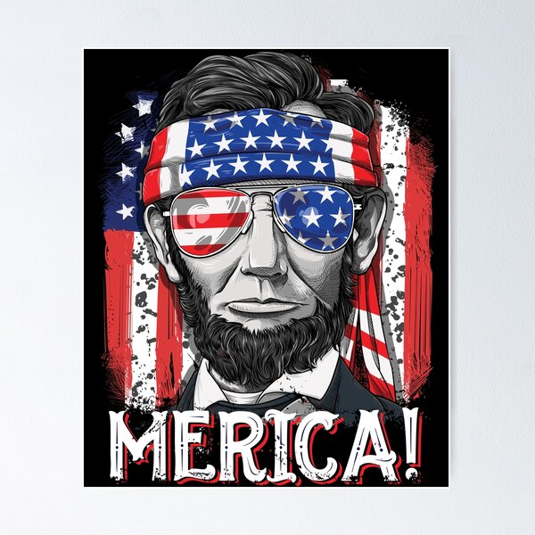 Merica Abe Lincoln T Shirt 4th Of July Men Boys Kids Murica Merica Abe Lincoln T Shirt 4th Of July Men Boys Kids Murica