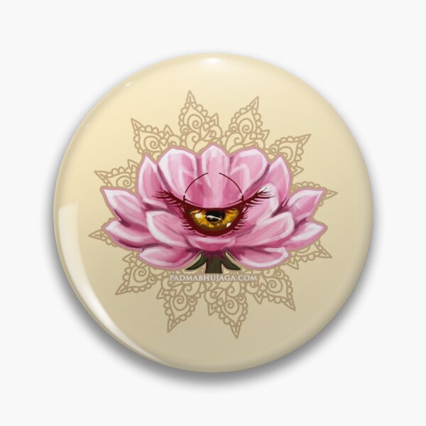 Gulābī Kamala Sticker Pin