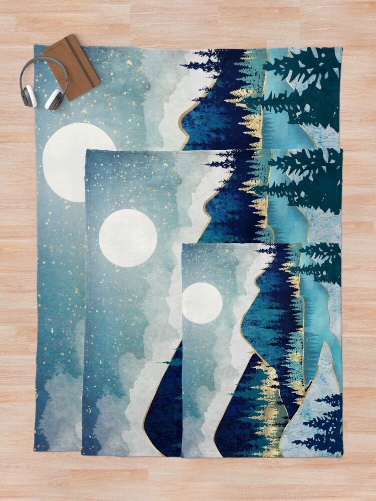 Alternate view of Morning Stars Throw Blanket
