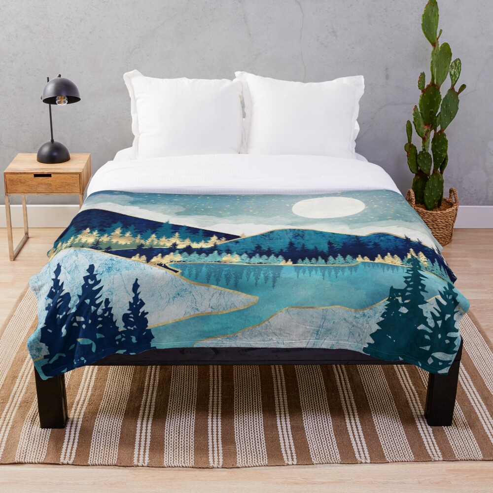 Morning Stars Throw Blanket