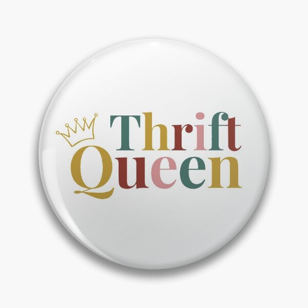 Item preview, "THRIFT QUEEN" for thrifter ( Colorful Rainbow ) designed and sold by bohovibes.
