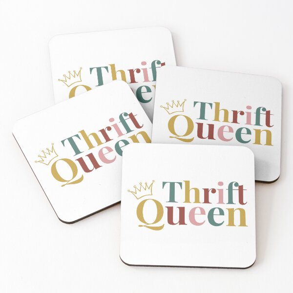 Item preview, "THRIFT QUEEN" for thrifter ( Colorful Rainbow ) designed and sold by bohovibes.