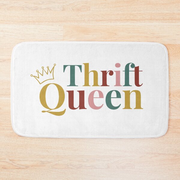 Item preview, "THRIFT QUEEN" for thrifter ( Colorful Rainbow ) designed and sold by bohovibes.