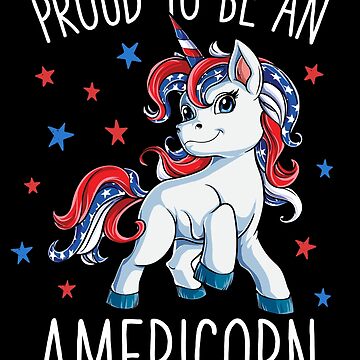 Americorn Unicorn 4th Of July T Shirt Mericorn Merica Girls
